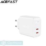 Адаптер питания Acefast A9 PD40W (2 Type-C) dual port charger white - фото 92548