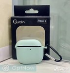 Чехол силиконовый Gurdini для AirPods 4 мятный - фото 92625