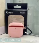 Чехол силиконовый Gurdini для AirPods 4 розовый - фото 92623