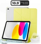 Чехол-книжка Gurdini Origami Case со слотом для стилуса iPad 10 2022 (10.9")/ 11 (A16) 2025 Желтый - фото 92679