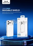 Чехол пластиковый KEEPHONE Combo MagSafe для iPhone 17 Pro Max (6.7") со стеклом и линзами Прозрачный - фото 92699