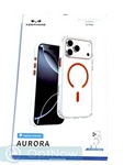Чехол пластиковый KEEPHONE AURORA MagSafe для iPhone 17 Pro (6.3") глянцевый Оранжевый - фото 92737
