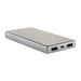 Аккумулятор внешний универсальный Remax PPP 12- 10000 mAh Proda Superalloy power bank (2USB: 5V-2.0A) Silver Серебристый - фото 50331