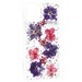 Чехол-накладка пластиковая KZDOO Flowers TPU+Dried Flowers+Lucite для Iphone 11 Pro (5.8") силиконовый борт Сиреневая - фото 61431