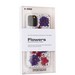 Чехол-накладка пластиковая KZDOO Flowers TPU+Dried Flowers+Lucite для Iphone 11 Pro (5.8") силиконовый борт Сиреневая - фото 61432
