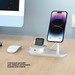 Беспроводное зарядное устройство Deppa 3в1 Magsafe (D-23155) 22.5W Белая - фото 87438