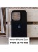 Накладка силиконовая MItrifON для iPhone 16 Pro Max (6.9") с логотипом Black Черный №18 - фото 90657