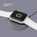 Беспроводное зарядное устройство Deppa QI Fast Charge 2в1 (D-23163) для Apple iPhone/ Watch 18Вт Графит - фото 92251