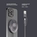 Беспроводное зарядное устройство Deppa QI Fast Charge 2в1 (D-23163) для Apple iPhone/ Watch 18Вт Графит - фото 92253